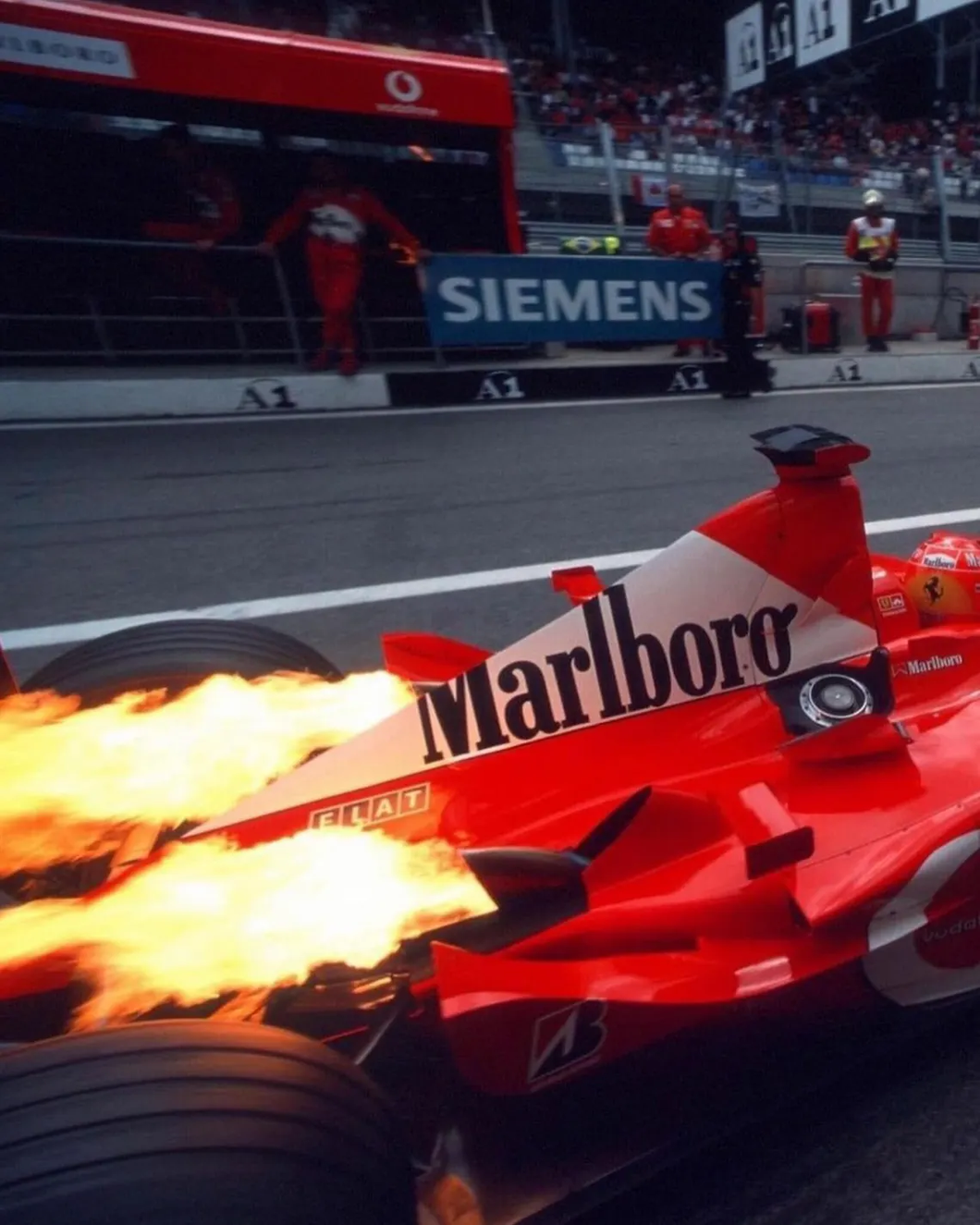 Shooting Flames Flag