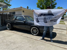 Load image into Gallery viewer, Notchback Mustang Flag
