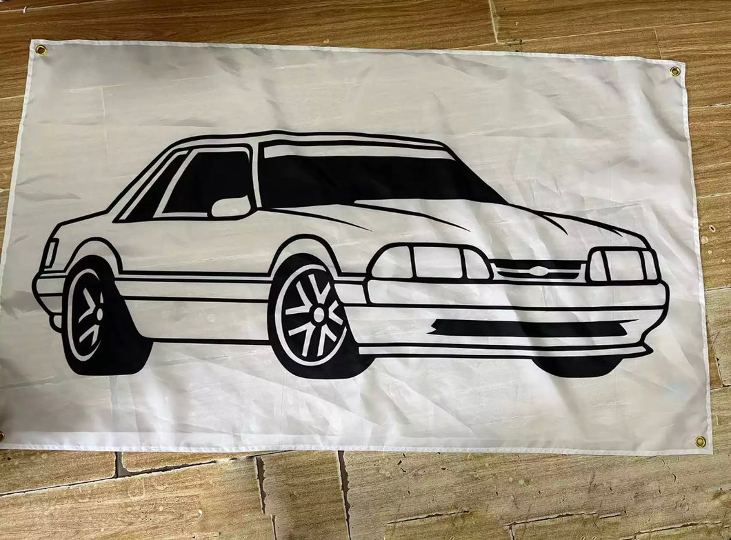 Notchback Mustang Flag